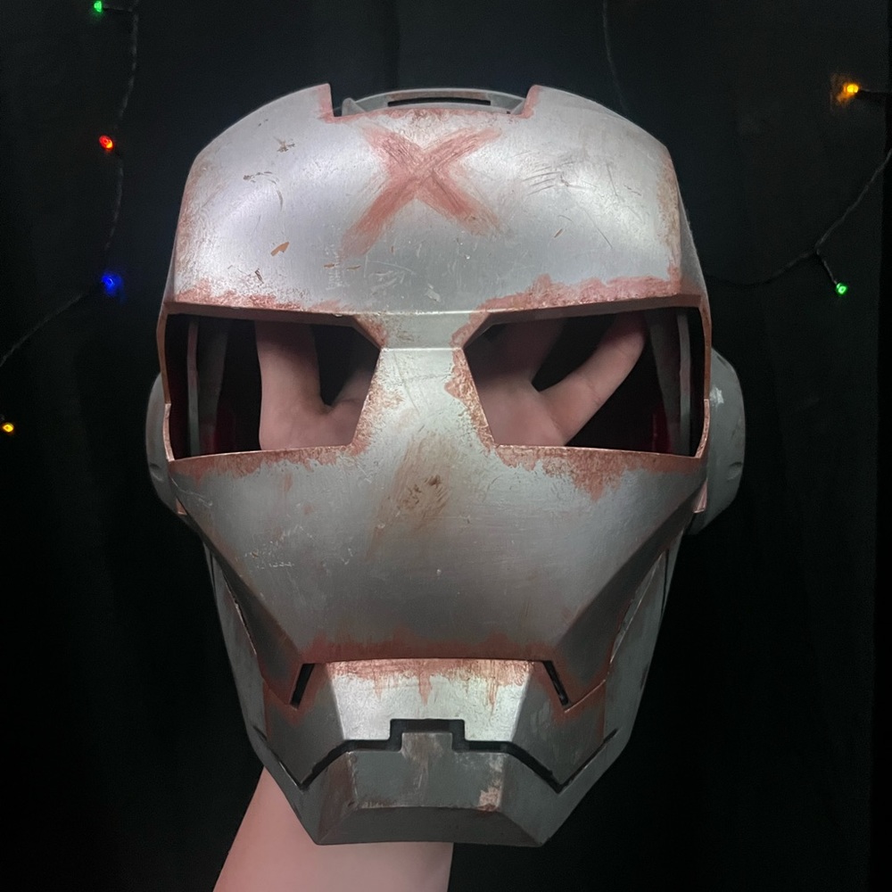 Custom iron man full head mask “Rust bucket”